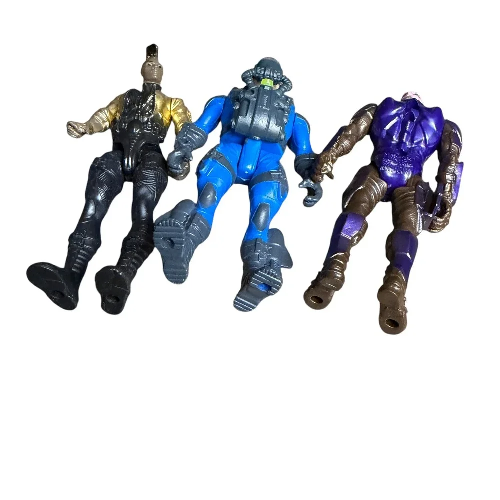 Action Figures Lot 3 Final Faction Figures Torn, Riptide‎ and Sgt Ruck